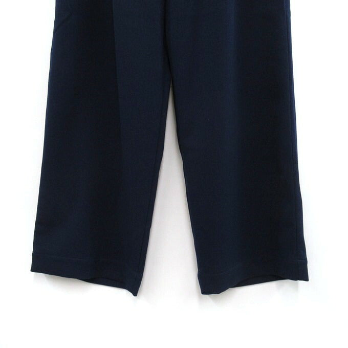 LAD MUSICIAN 22AW Ester Serge Wide Pants Navy Size 44