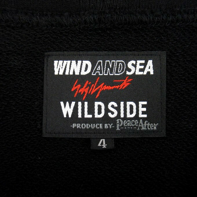 WILDSIDE YOHJI YAMAMOTO x WIND AND SEA Hoodie Black Size 4