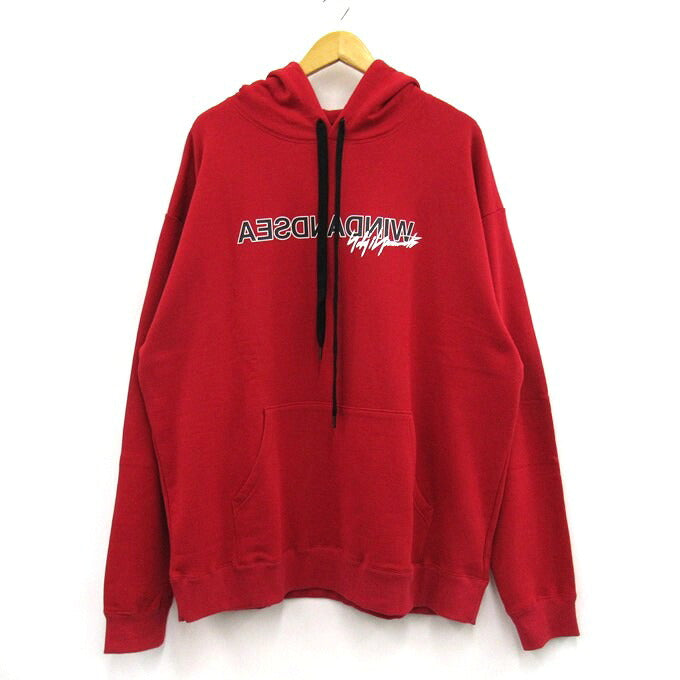 WILDSIDE YOHJI YAMAMOTO x WIND AND SEA Hoodie Red Size 5