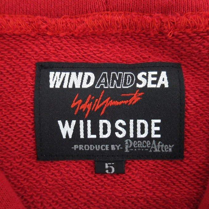 WILDSIDE YOHJI YAMAMOTO x WIND AND SEA Hoodie Red Size 5