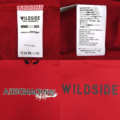 WILDSIDE YOHJI YAMAMOTO x WIND AND SEA Hoodie Red Size 5