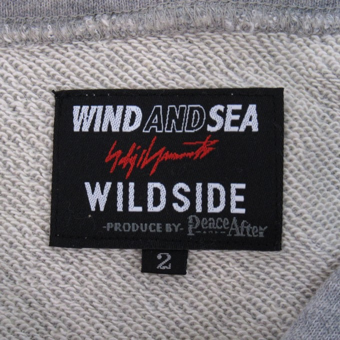 WILDSIDE YOHJI YAMAMOTO x WIND AND SEA Hoodie Gray Size 2
