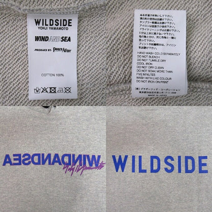 WILDSIDE YOHJI YAMAMOTO x WIND AND SEA Hoodie Gray Size 2