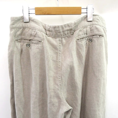 ETS.MATERIAUX Linen Trousers Beige Size 2