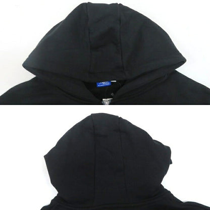 PLZ Make It Ruins Elemental Zip Up Hoodie Black Size XL