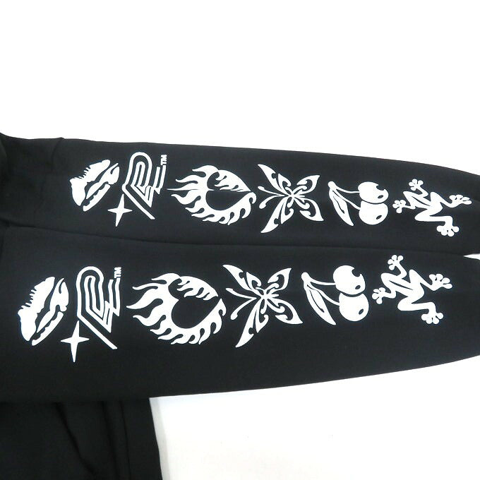 PLZ Make It Ruins Elemental Zip Up Hoodie Black Size XL