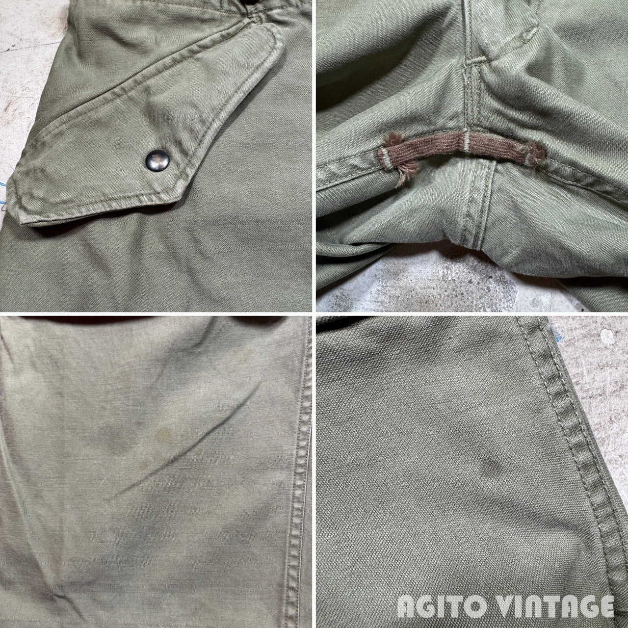 U.S.ARMY 50s M-1951 Type II Exposed Button Field Pants