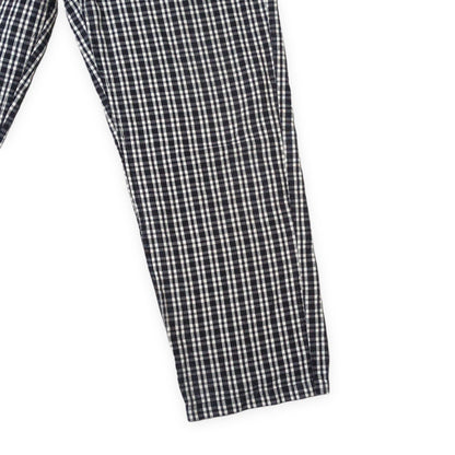 OUTIL Cotton Linen Check Button Fly Pants in France Size 3