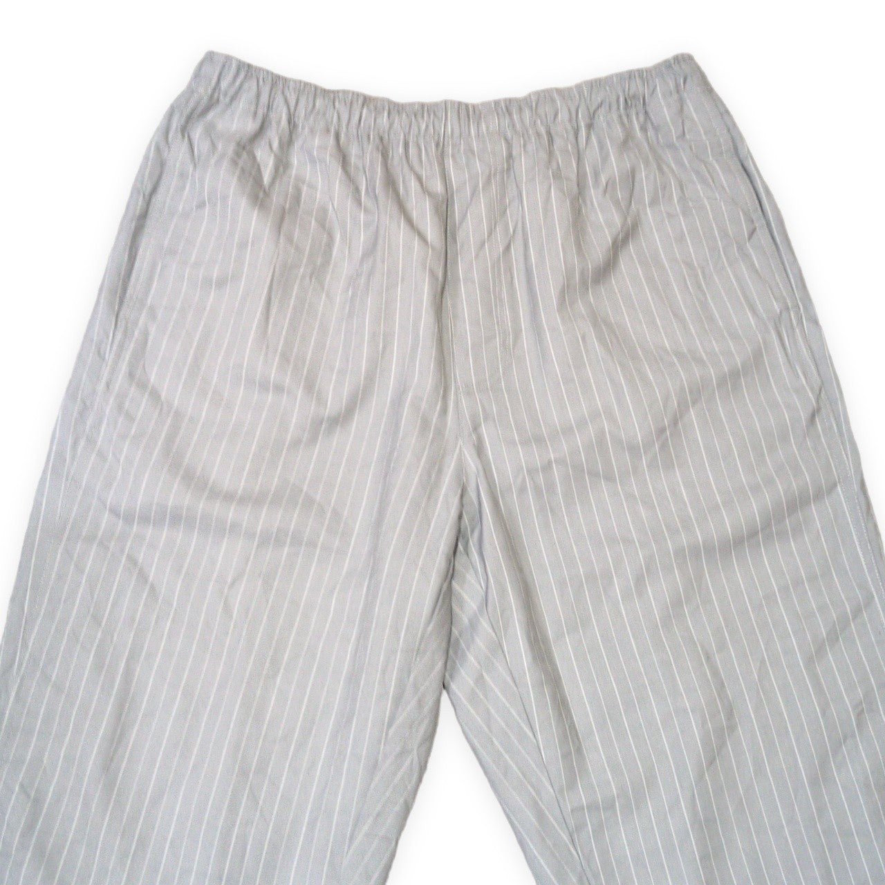 STUSSY Gray Wrinkled Stripe Beach Pants Size XL