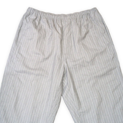 STUSSY Gray Wrinkled Stripe Beach Pants Size XL