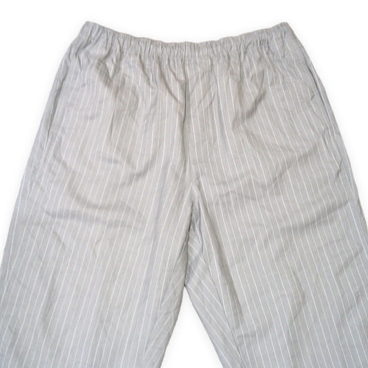 STUSSY Gray Wrinkled Stripe Beach Pants Size XL