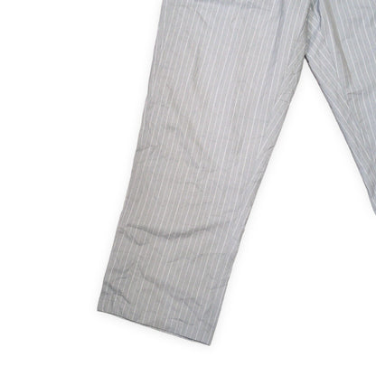 STUSSY Gray Wrinkled Stripe Beach Pants Size XL