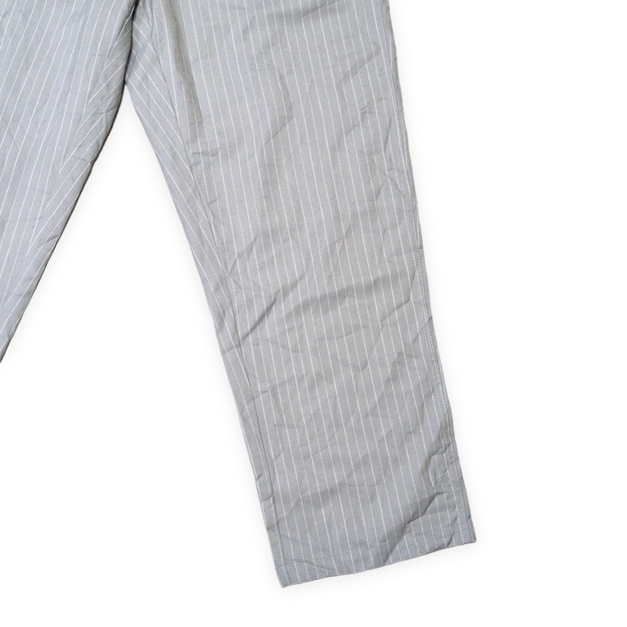 STUSSY Gray Wrinkled Stripe Beach Pants Size XL