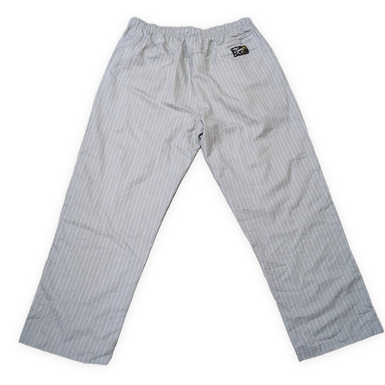 STUSSY Gray Wrinkled Stripe Beach Pants Size XL