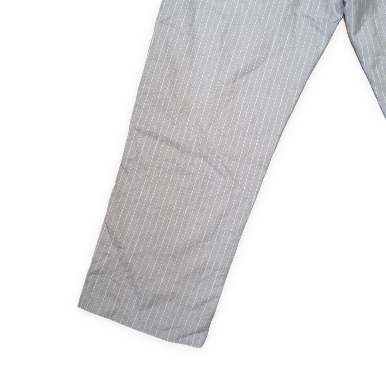 STUSSY Gray Wrinkled Stripe Beach Pants Size XL