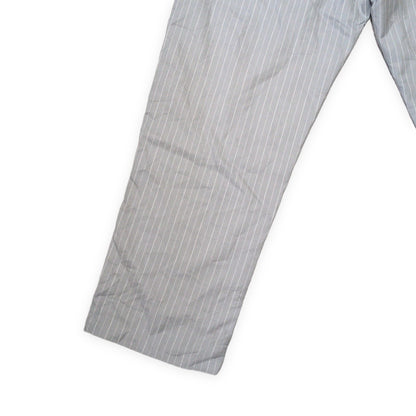 STUSSY Gray Wrinkled Stripe Beach Pants Size XL