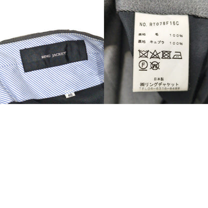 RING JACKET Gray Side Adjuster Jacket Size 48