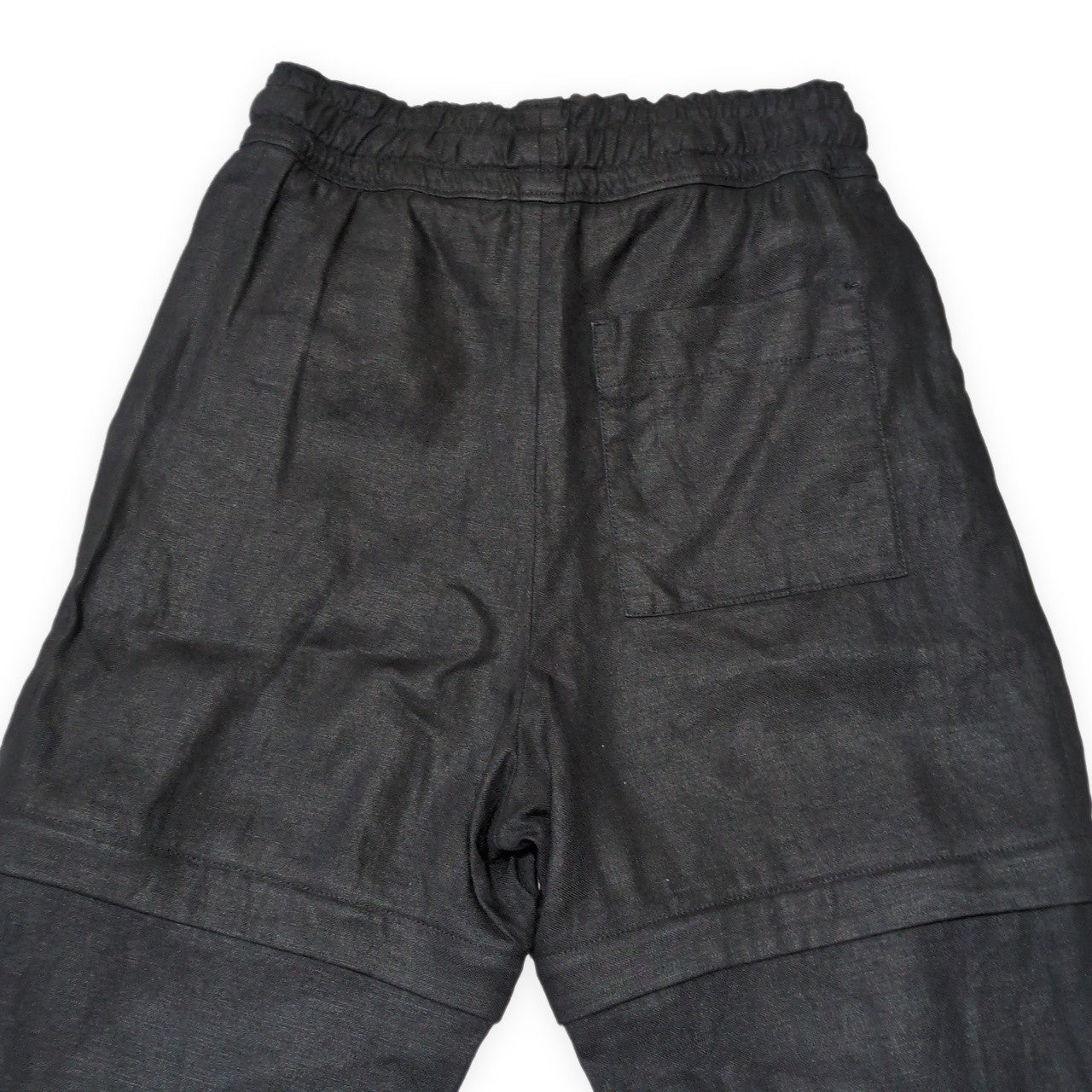 tac:tac Black Linen 2-Way Convertible Pants Size L