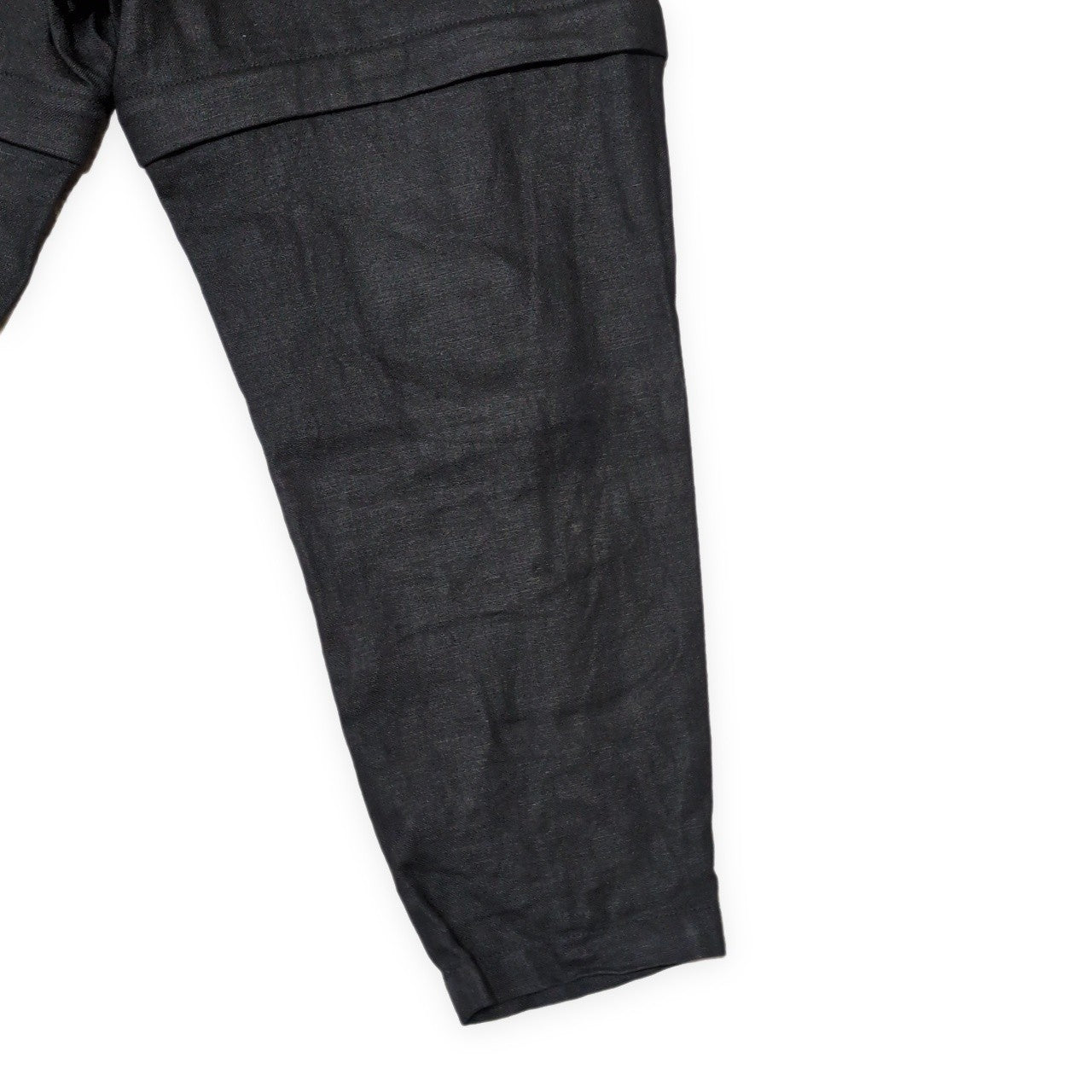 tac:tac Black Linen 2-Way Convertible Pants Size L