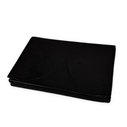 m.a+ Vacchetta Leather Silver Staple Wallet Black Size W10