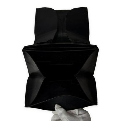 m.a+ Vacchetta Leather Silver Staple Wallet Black Size W10