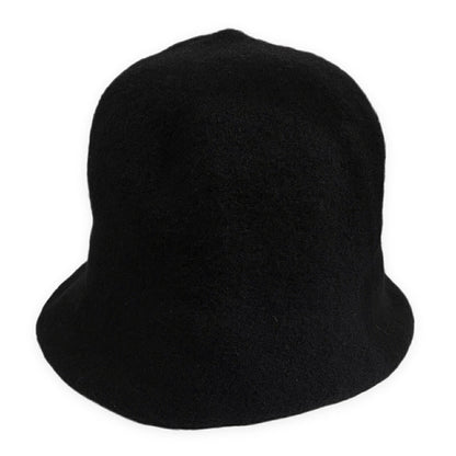 Vivienne Westwood Black Orb Embroidered Wool Hat Size M