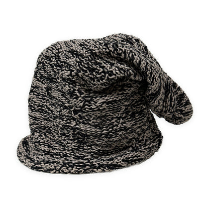 DANIEL ANDRESEN Cotton Knit Beanie Gray Size ONE SIZE