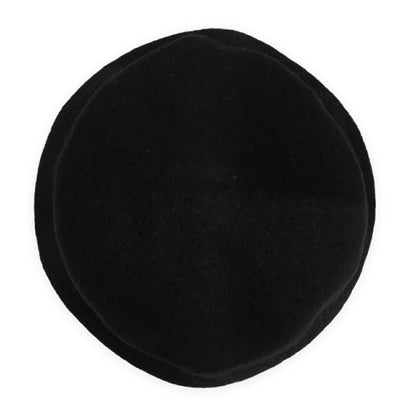 Vivienne Westwood Black Orb Embroidered Wool Hat Size M