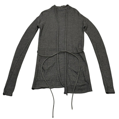 DANIEL ANDRESEN 12AW Gray Virgin Wool Silk Knit Coat Size 44