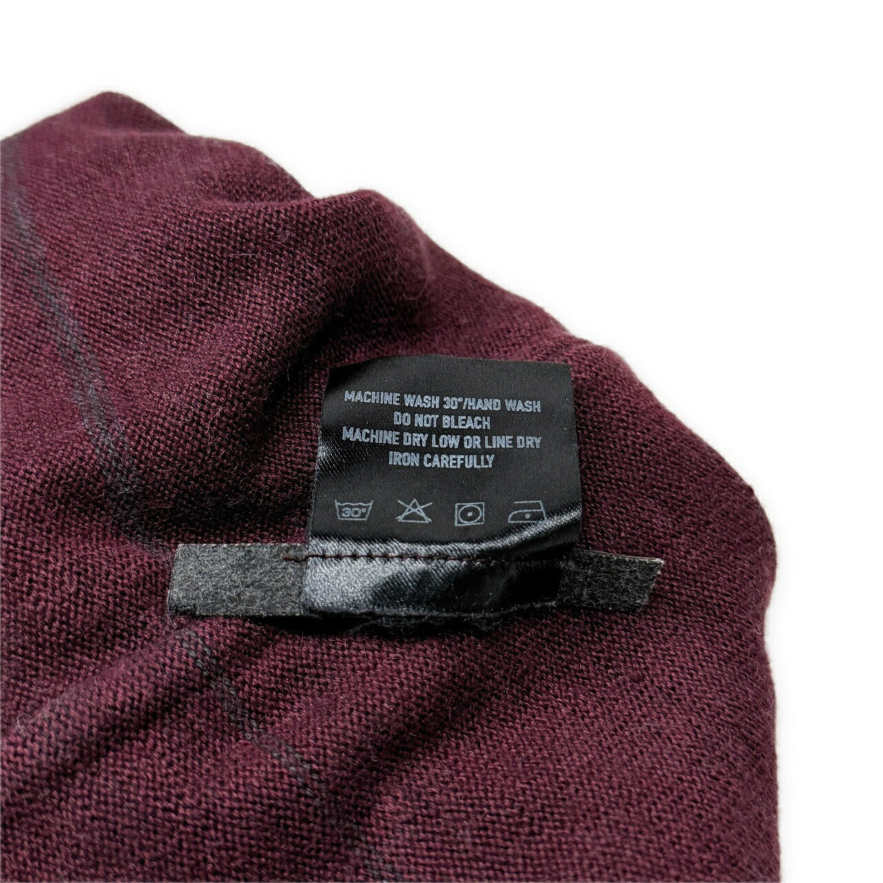 DANIEL ANDRESEN Red Linen Cotton Shadow Knit Cap Size LARG