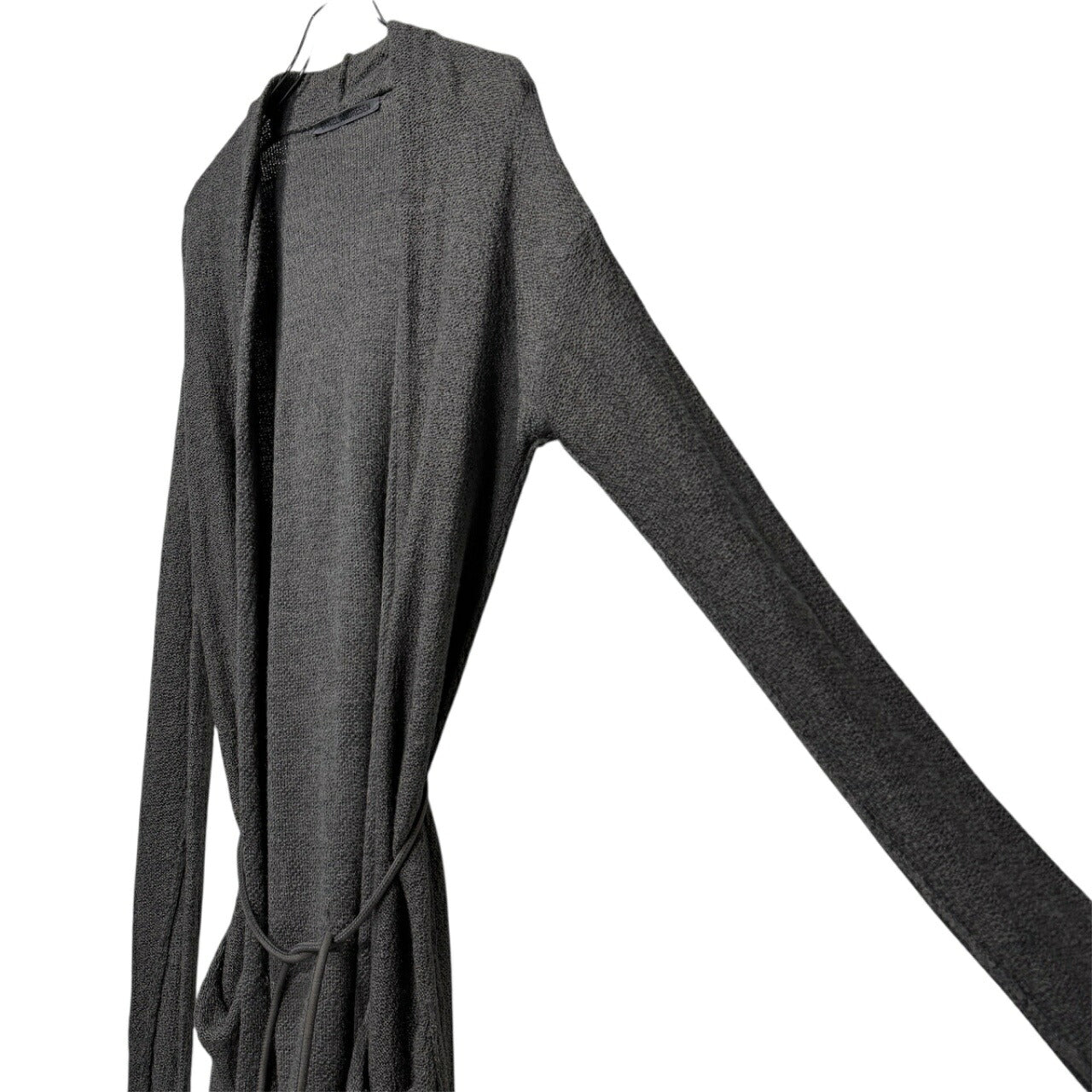 DANIEL ANDRESEN 12AW Gray Virgin Wool Silk Knit Coat Size 44