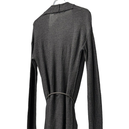 DANIEL ANDRESEN 12AW Gray Virgin Wool Silk Knit Coat Size 44