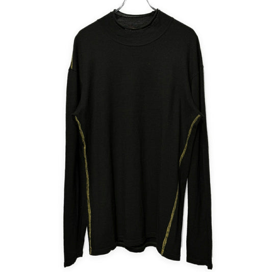 ISSEY MIYAKE MEN 00AW Garment Dyed Mock Sweater Green Size L