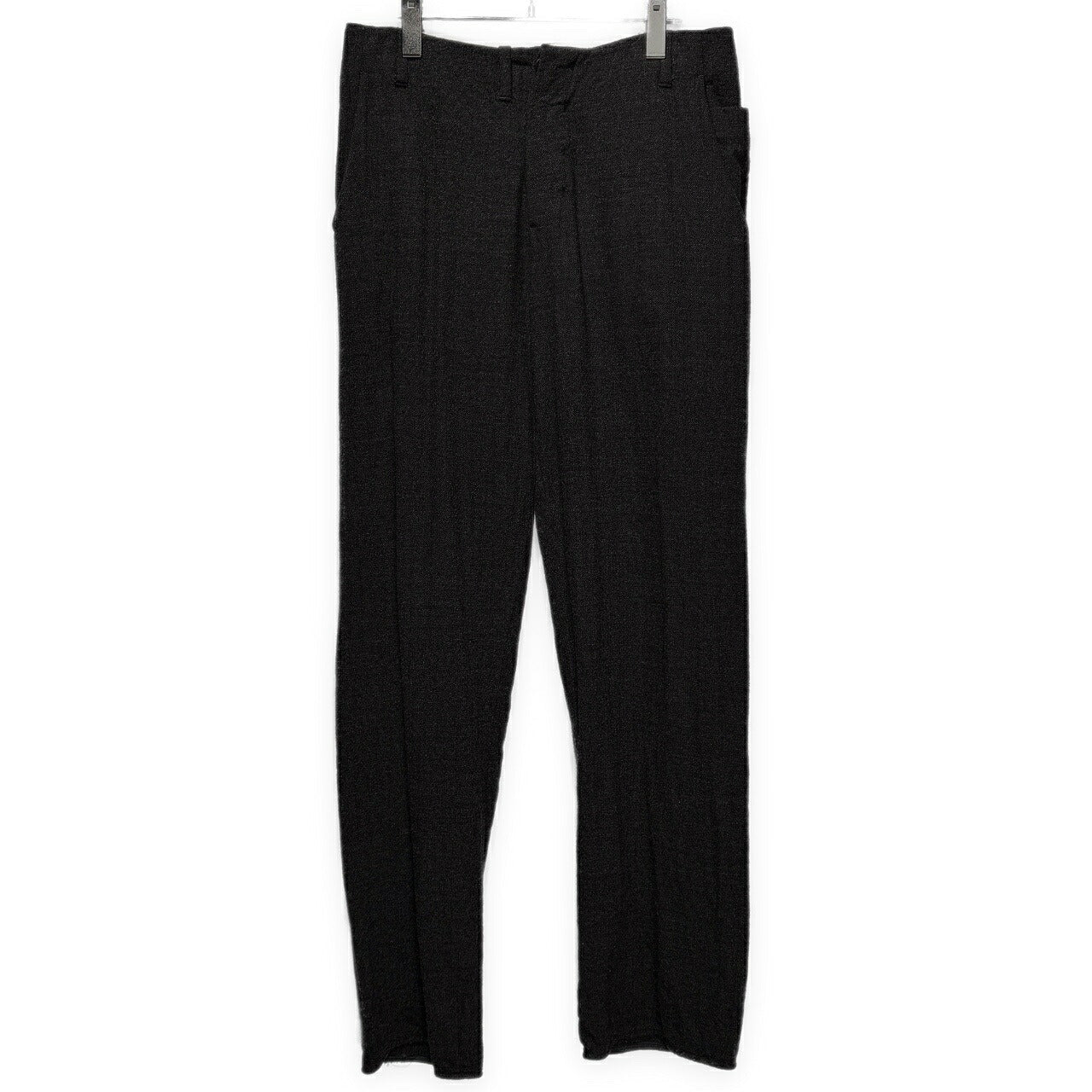 forme d'expression Gray Wool Straight Trousers Size 46