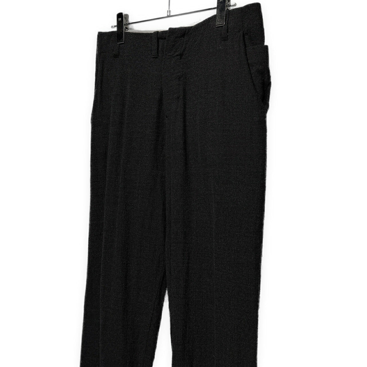 forme d'expression Gray Wool Straight Trousers Size 46
