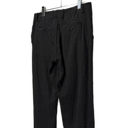 forme d'expression Gray Wool Straight Trousers Size 46
