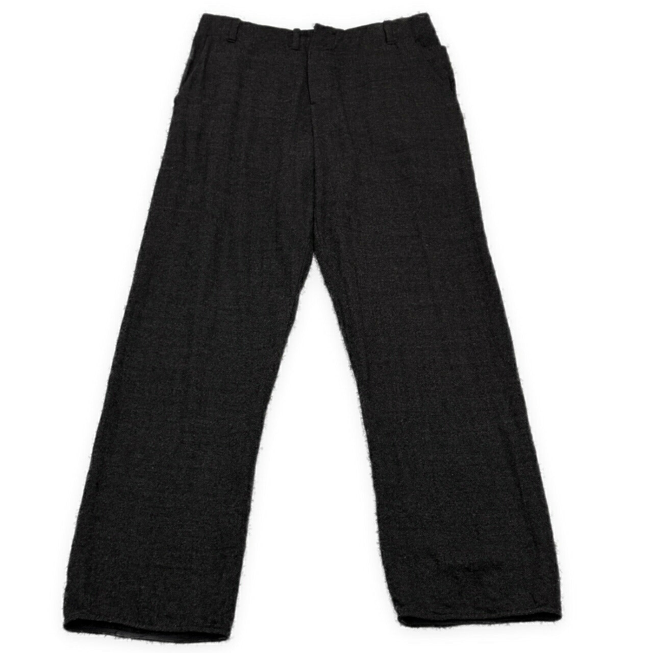 forme d'expression Gray Wool Straight Trousers Size 46