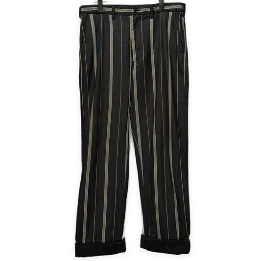 ISSEY MIYAKE MEN 02AW Archive Cotton Stripe Pants Size 3