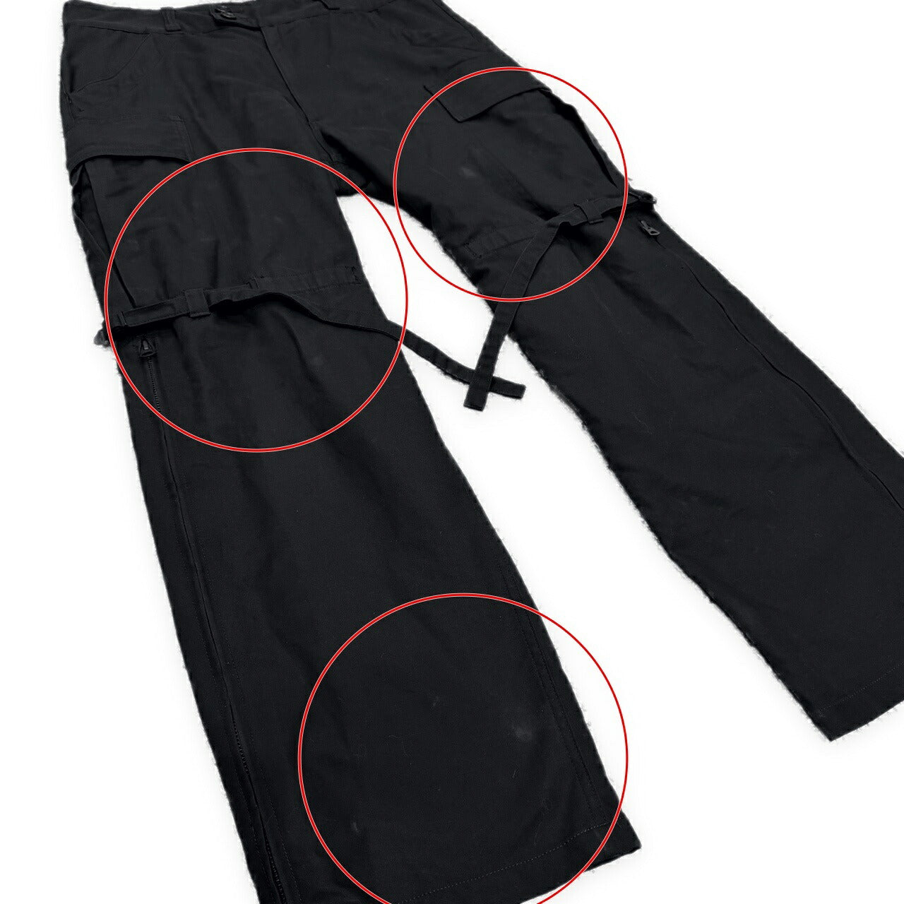 ISSEY MIYAKE MEN 06SS Side Zip Bondage Cargo Pants Size 3