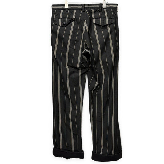 ISSEY MIYAKE MEN 02AW Archive Cotton Stripe Pants Size 3