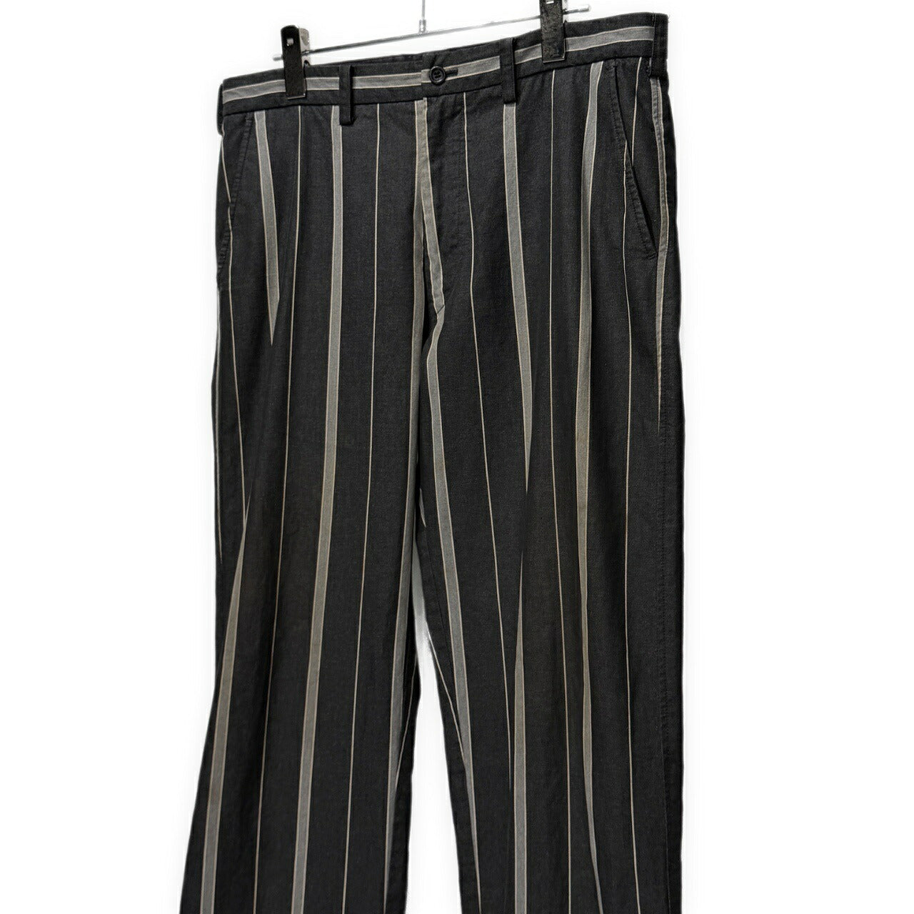 ISSEY MIYAKE MEN 02AW Archive Cotton Stripe Pants Size 3