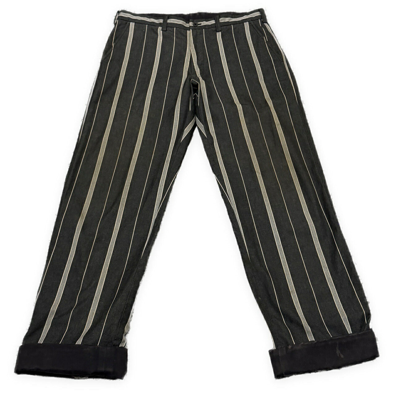ISSEY MIYAKE MEN 02AW Archive Cotton Stripe Pants Size 3