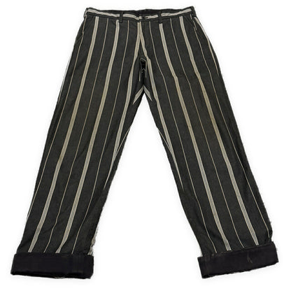 ISSEY MIYAKE MEN 02AW Archive Cotton Stripe Pants Size 3