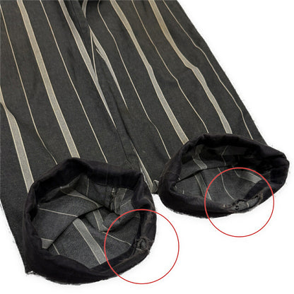 ISSEY MIYAKE MEN 02AW Archive Cotton Stripe Pants Size 3