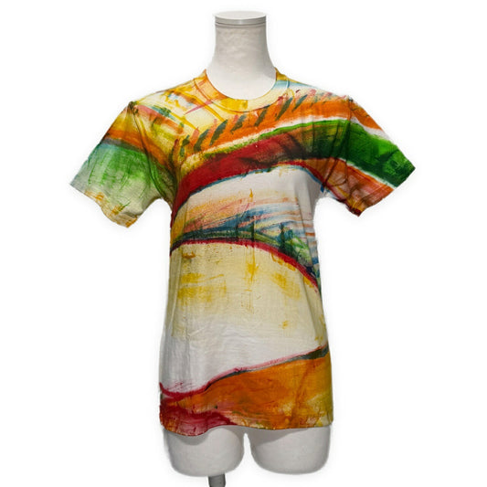 ELTTOB TEP ISSEY MIYAKE 00s Hand-Painted T-Shirt Size S