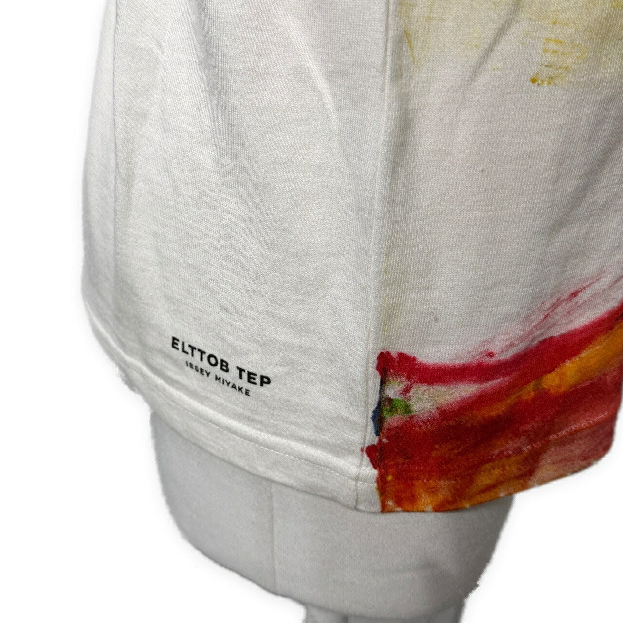 ELTTOB TEP ISSEY MIYAKE 00s Hand-Painted T-Shirt Size S