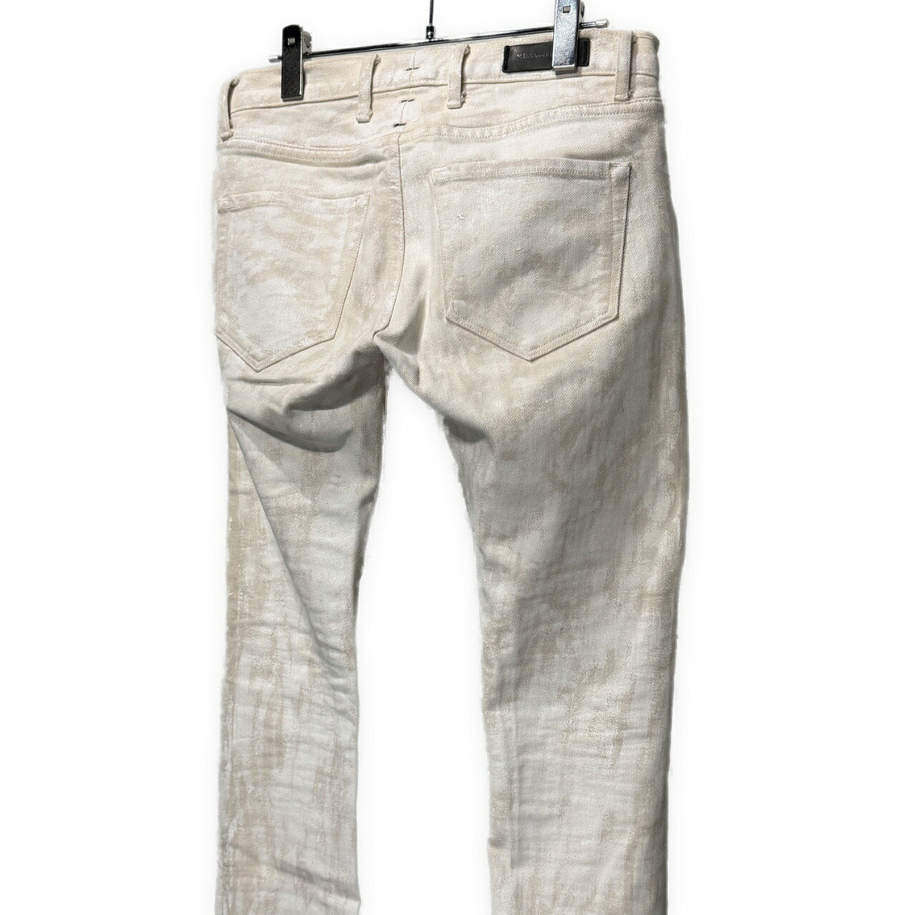 MR.COMPLETELY White Coated Zip Pocket Skinny Jeans Size 28