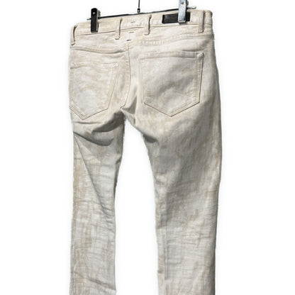 MR.COMPLETELY White Coated Zip Pocket Skinny Jeans Size 28