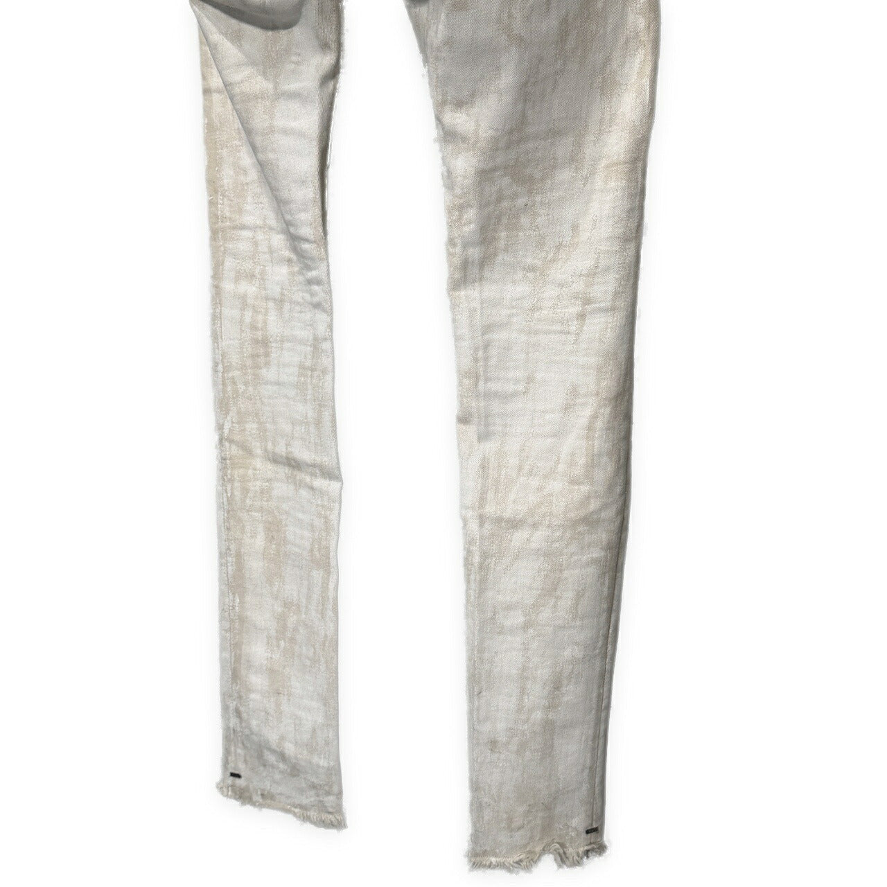 MR.COMPLETELY White Coated Zip Pocket Skinny Jeans Size 28
