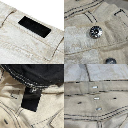 MR.COMPLETELY White Coated Zip Pocket Skinny Jeans Size 28